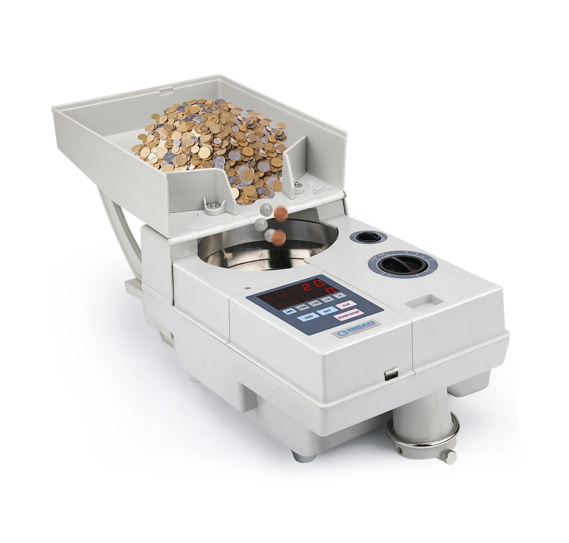 Ribao High Speed Portable Coin Counter and Sorter CS-10S