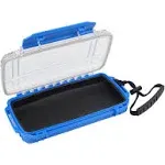 Hlotmeky Dry Box Waterproof Box for Kayaking Boat Waterproof Phone Box Small Waterproof Container Watertight Storage Box Diving Dry Case (Blue)