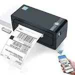 Wireless 4x6 Shipping Label Printer Bluetooth Thermal Shipping Label Printer