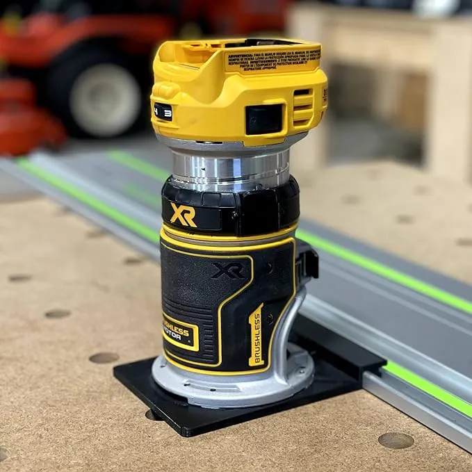 ToolCurve's Guide Rail Adapter Compatible with Dewalt Router - Made in USA