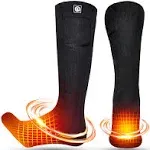 Snow Deer 2023 Upgraded Rechargeable Electric Heated Socks,7.4V 2200mAh Battery Powered Cold Weather Heat Socks for Men Women,Outdoor Riding Camping