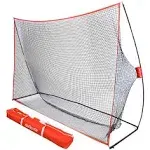 GoSports Golf Practice Hitting Net - Choose Between Huge 10'x7' or 7'x7' Nets -Personal Driving Range for Indoor or Outdoor Use - Designed by Golfers for Golfers