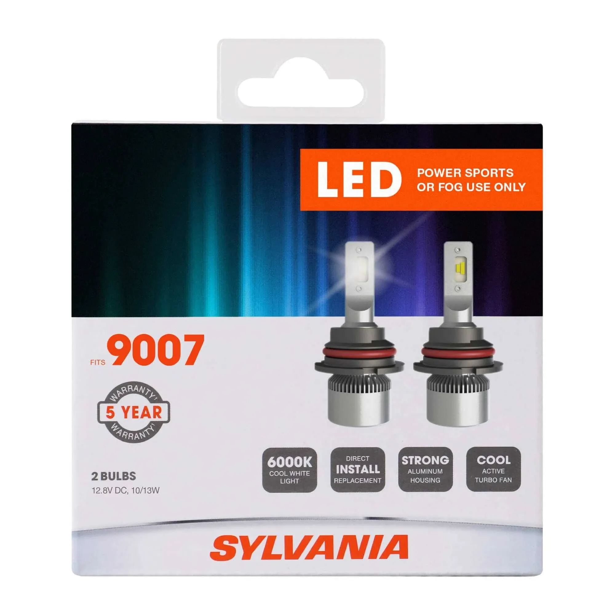 Sylvania 9007 LED Fog & Powersport Bulb 2 Pack