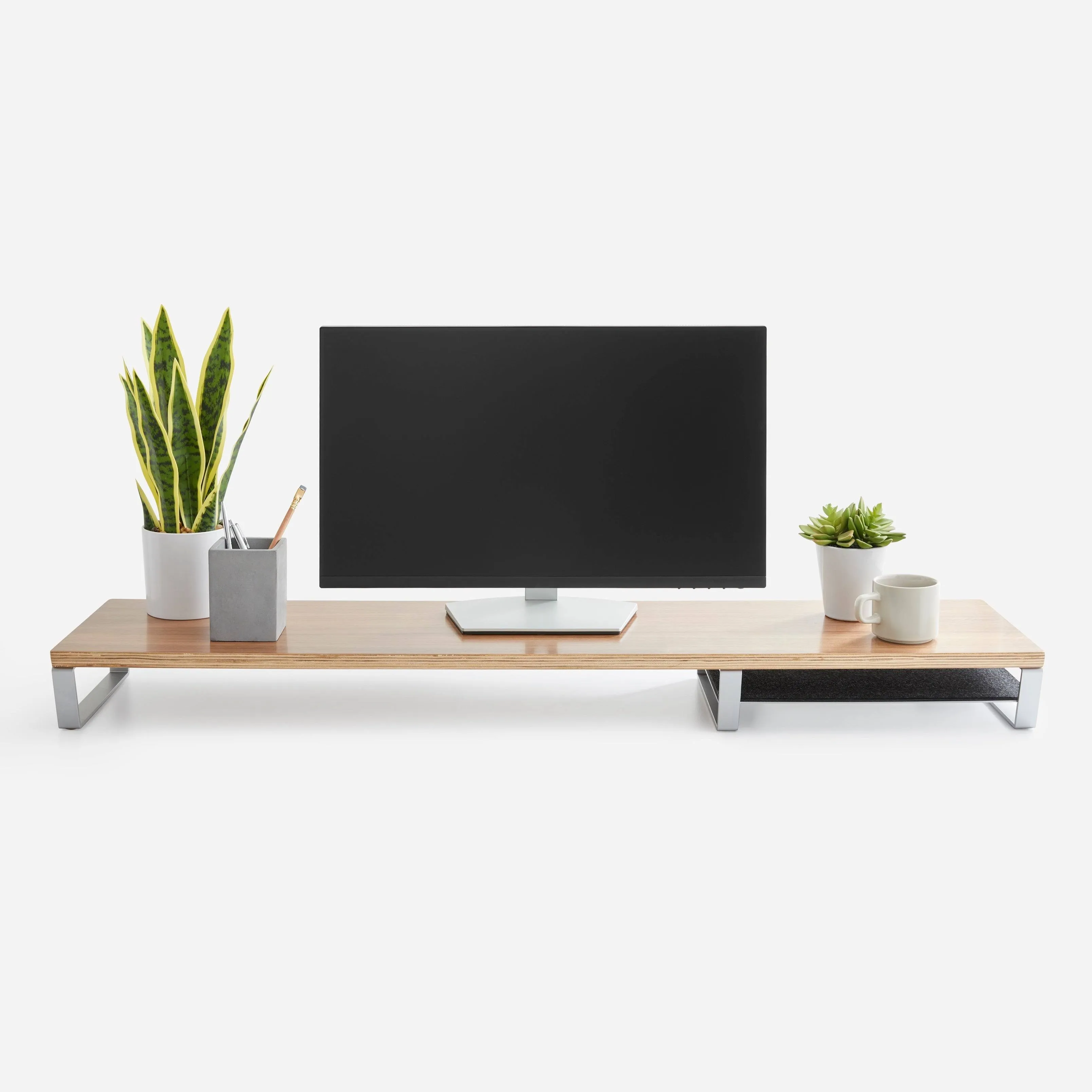 HumanCentric Wood Monitor Stand Riser