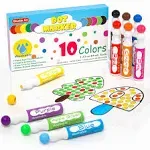 Dot Markers, 10 Colors Washable Markers for Toddlers,Bingo Daubers Supplies Kids