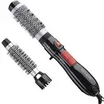 Revlon All-In-One 1" and 1-1/2" Ceramic Style Hot Air Brush, Black