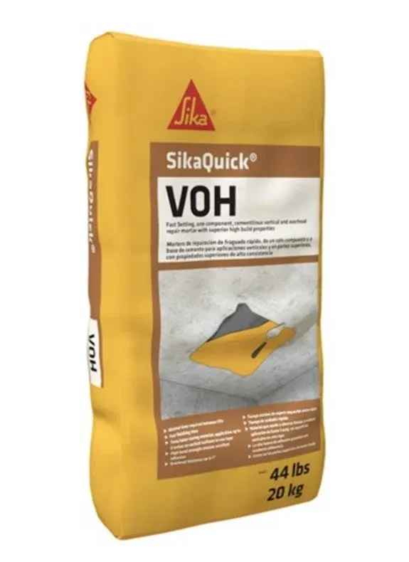 Sika SikaQuick, VOH, Vertical and Overhead Repair Mortar, 44lb Bag - Each 442254"