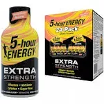 5-Hour Energy Shot, Extra Strength, Strawberry Banana, 12-Pack