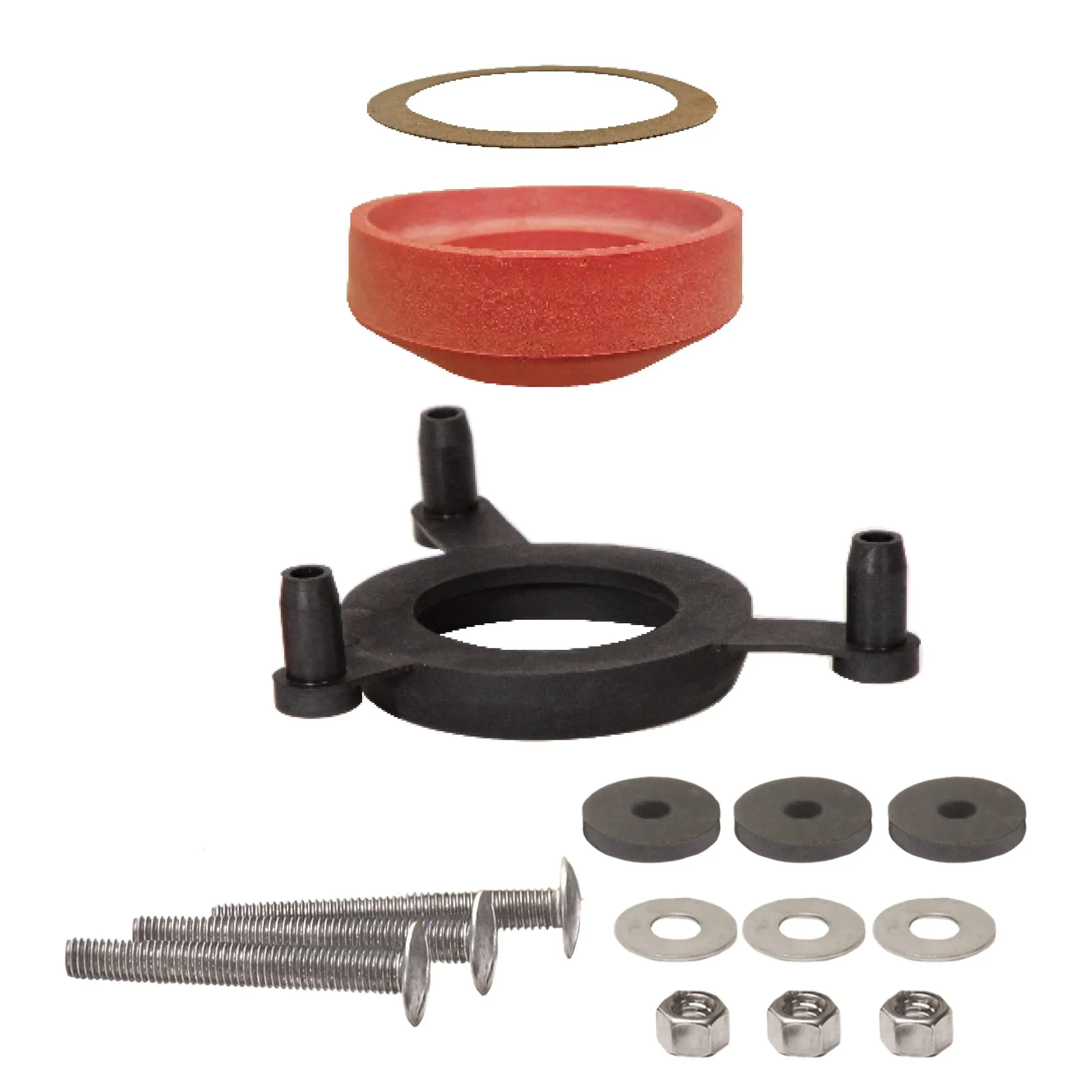 Fluidmaster 2602G-008 Universal 2-Inch Tank-to-Bowl Gasket System 